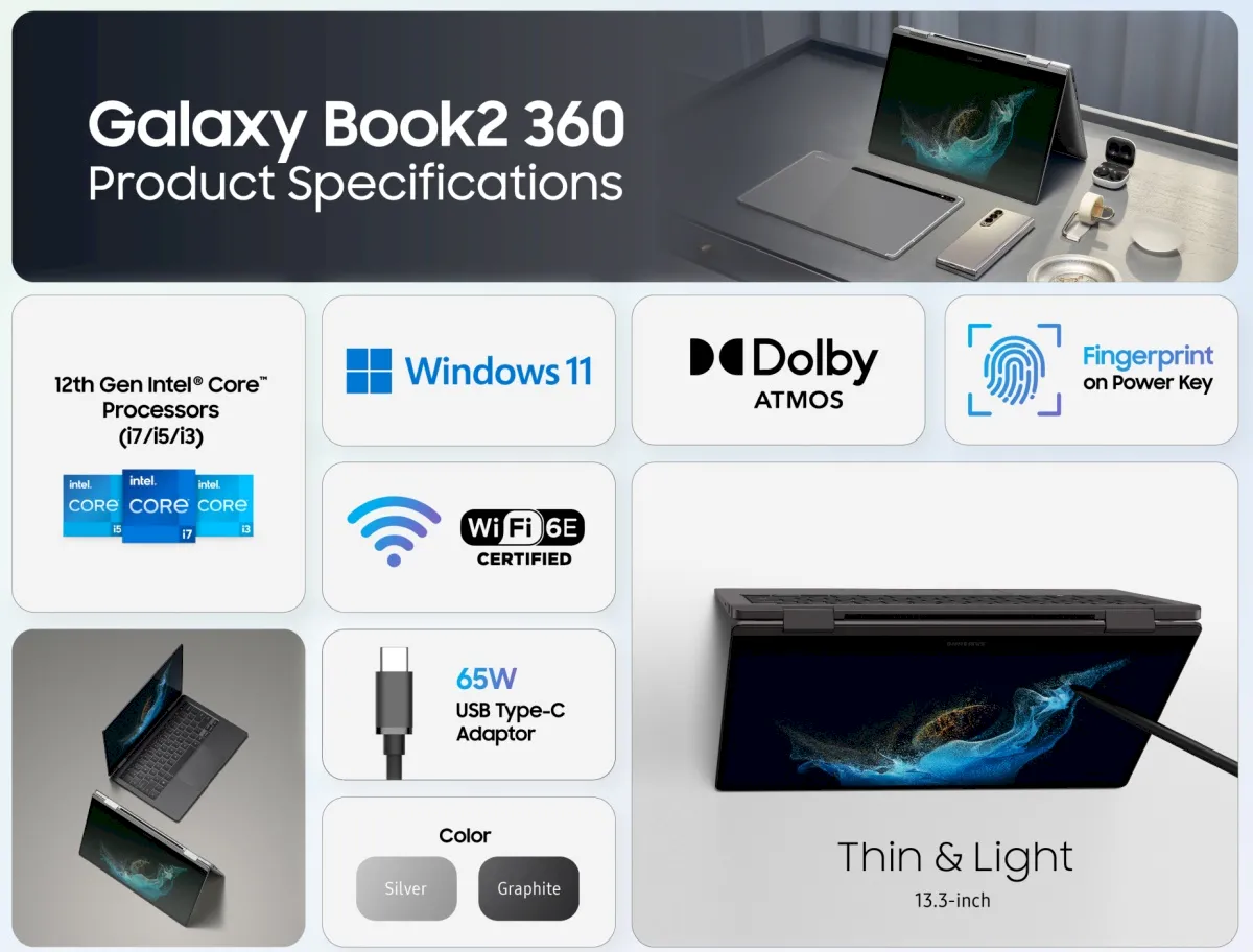 Conheça os notebooks da série Samsung Galaxy Book2