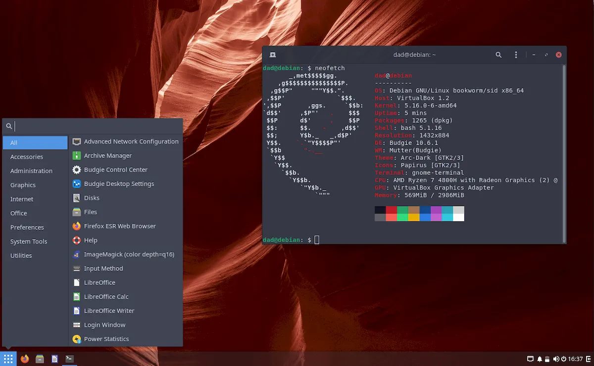Desktop do Ubuntu Budgie no Debian? Um novo pacote permite instalar!