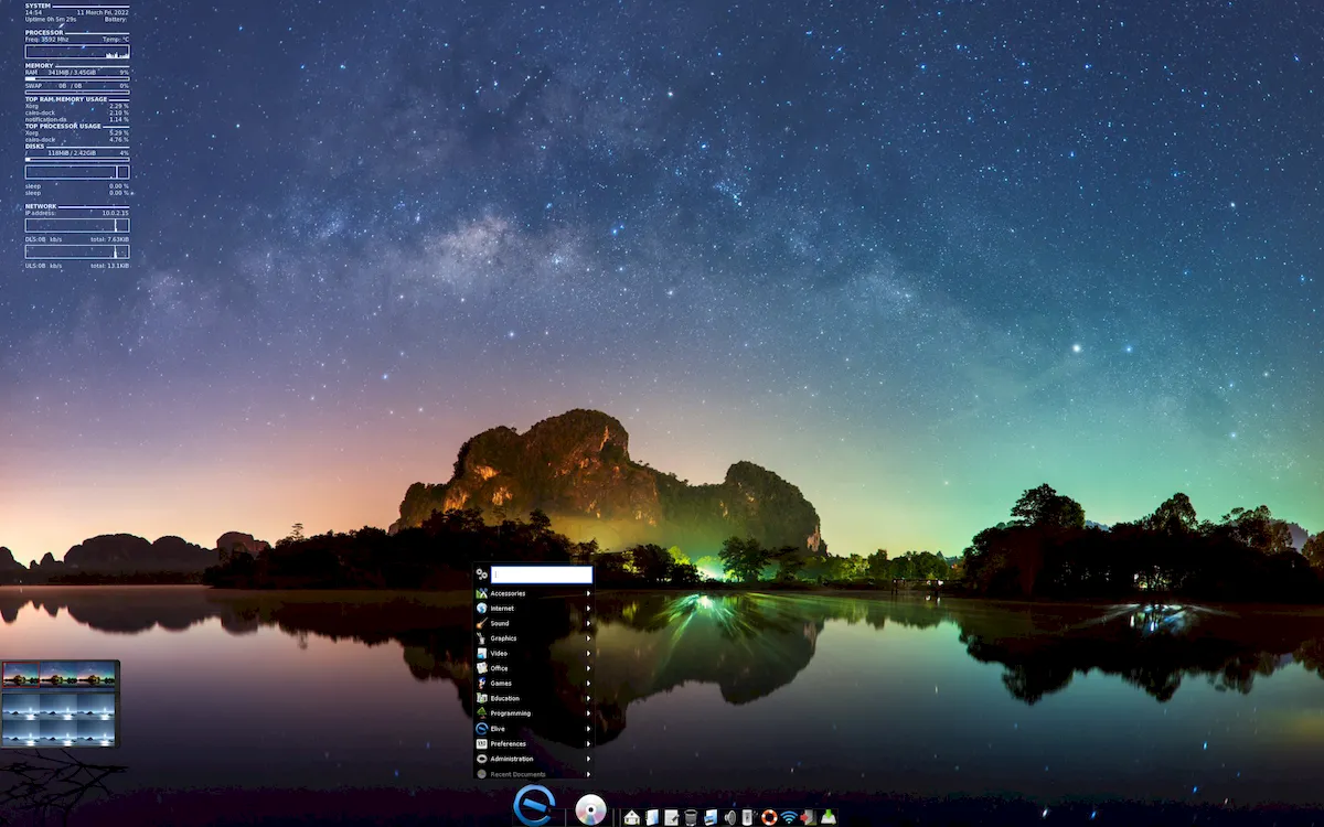 Elive 3.8.27 Beta lançado com melhorias na instalação do driver NVIDIA