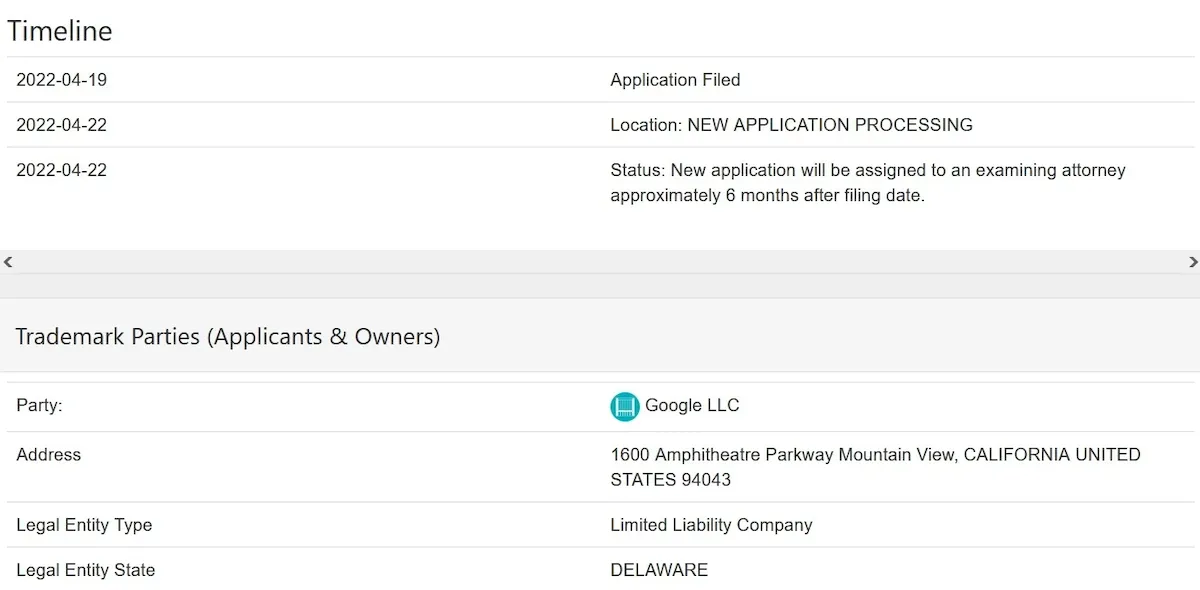 Google solicitou a marca registrada para o nome Pixel Watch