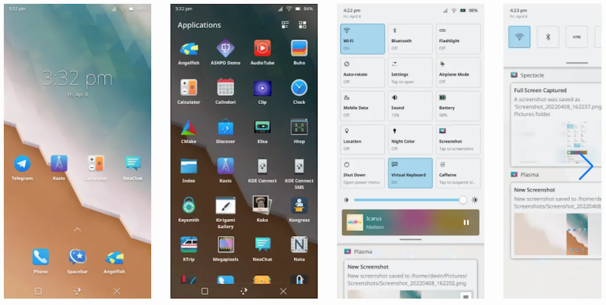 KDE Plasma Mobile Gear 22.04 lançado com muitas novidades