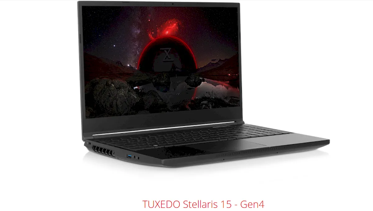 TUXEDO Stellaris 15, o primeiro laptop a vir com o Ubuntu 22.04 LTS pré-instalado