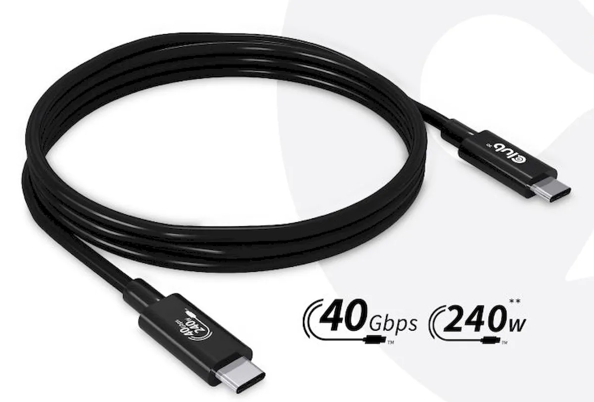 Anunciados os primeiros cabos USB Type-C com carregamento de 240W