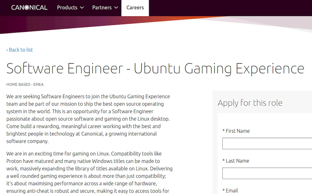 Canonical está recrutando para a sua equipe Ubuntu Gaming Experience
