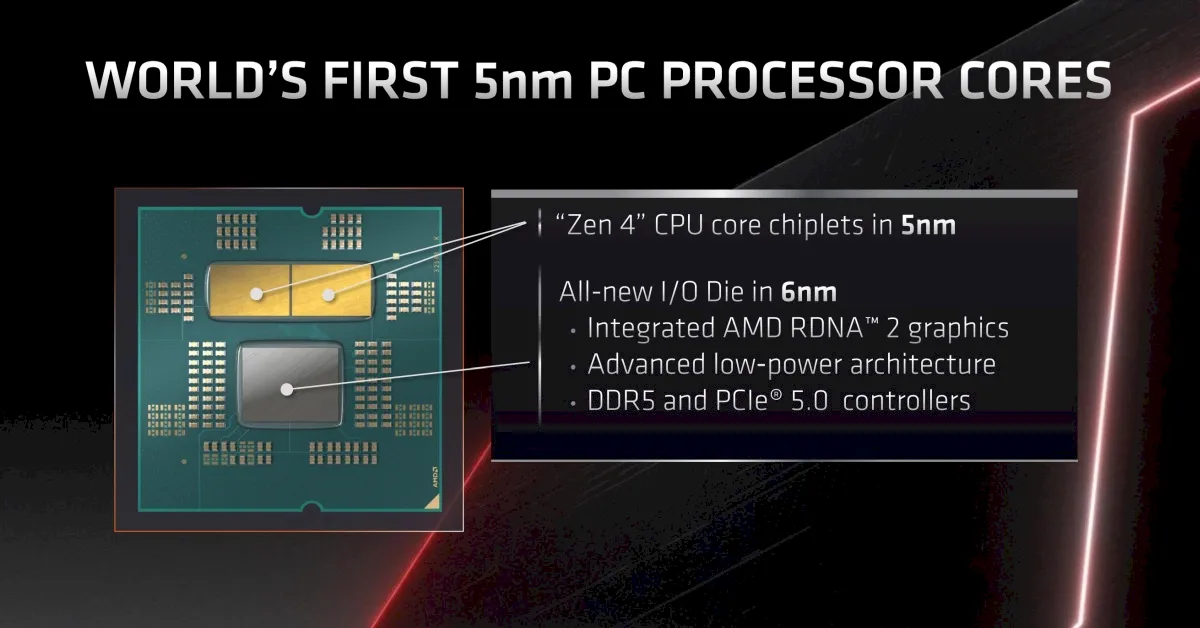 Chips AMD Ryzen 7000 terá núcleos de CPU Zen 4 e gráficos RDNA 2
