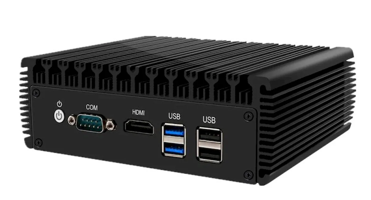 Firewall Micro Appliance, um mini PC fanless com 6 portas Ethernet de 2.5 Gbps