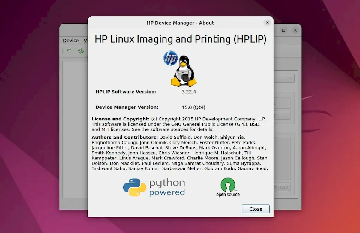 HPLIP 3.22.4 lançado com suporte ao Manjaro 21.2 e novas impressoras HPLIP 3.22.4 lançado com suporte ao Manjaro 21.2 e novas impressoras