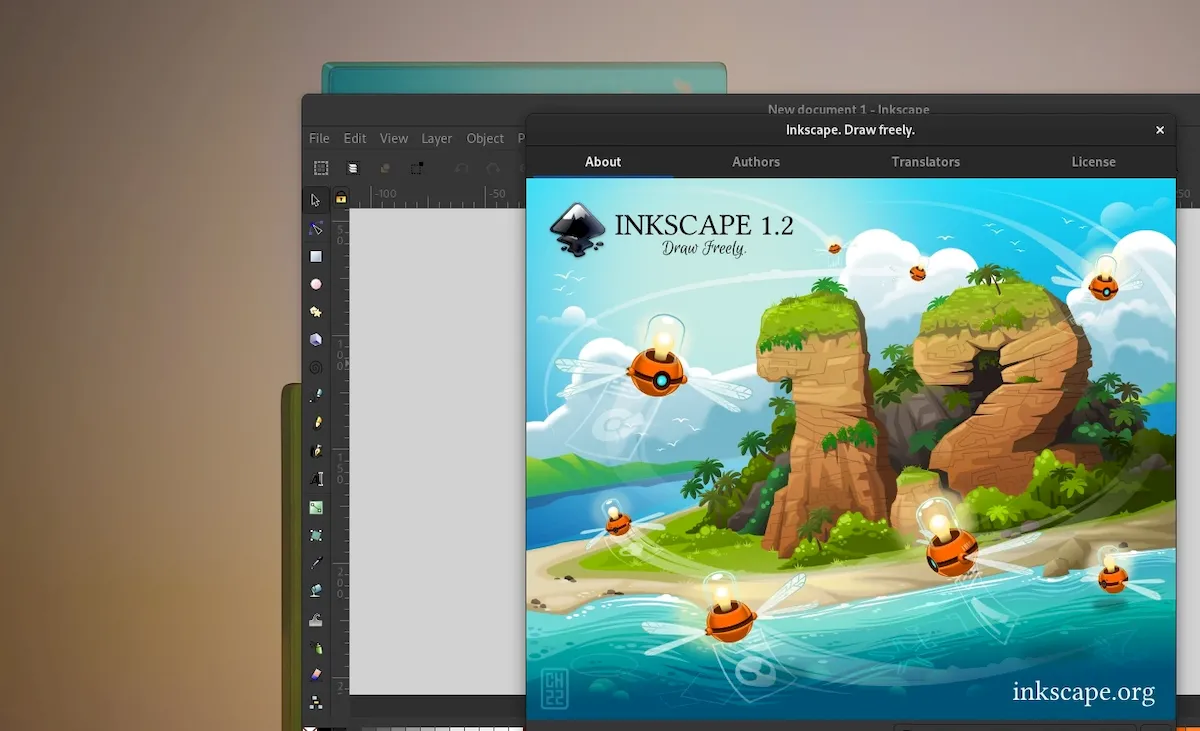 Inkscape 1.2 lançado com suporte para documentos de várias páginas