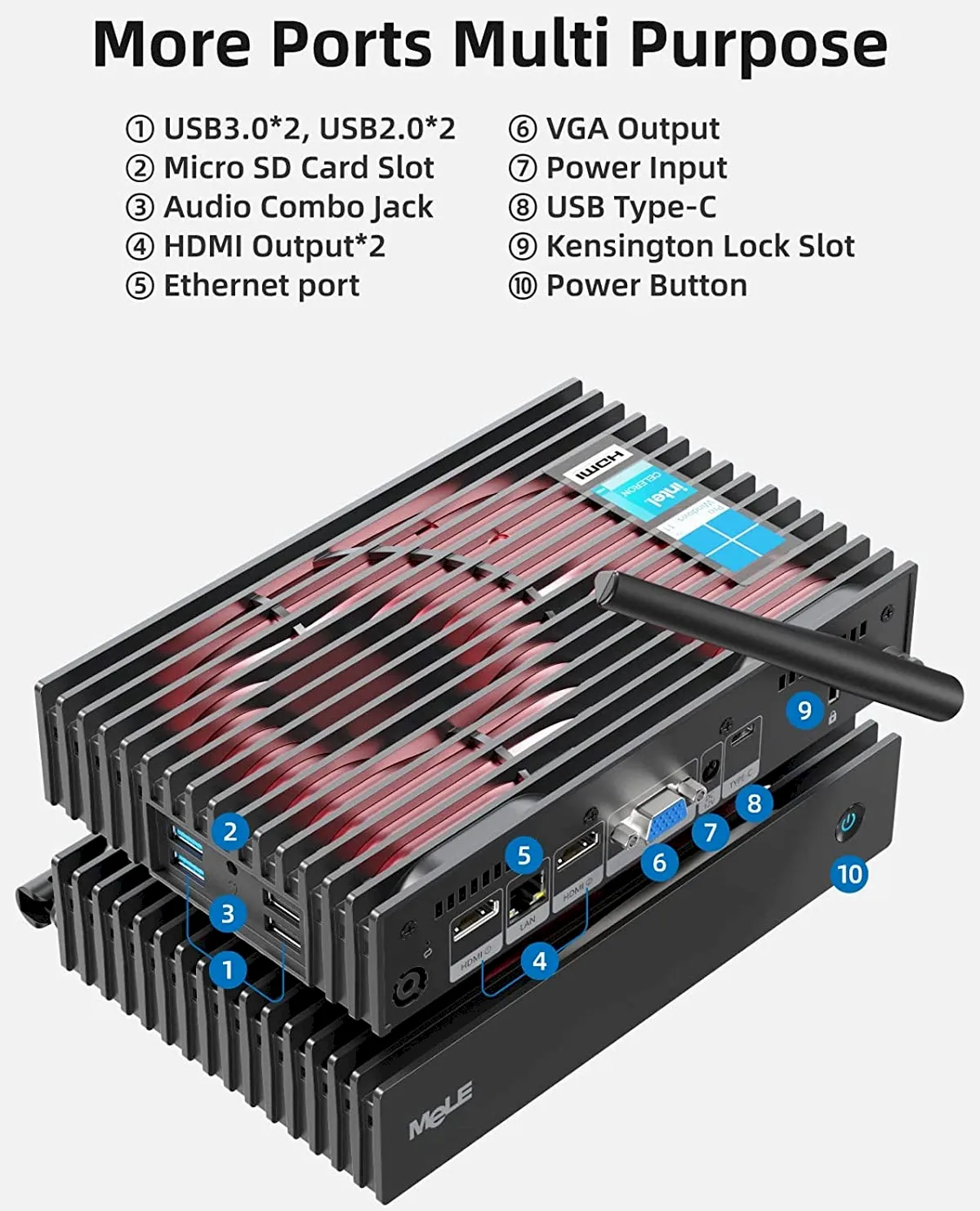 Mele PCG35 HD3Q, um mini PC fanless com Intel Celeron N5105 Jasper Lake