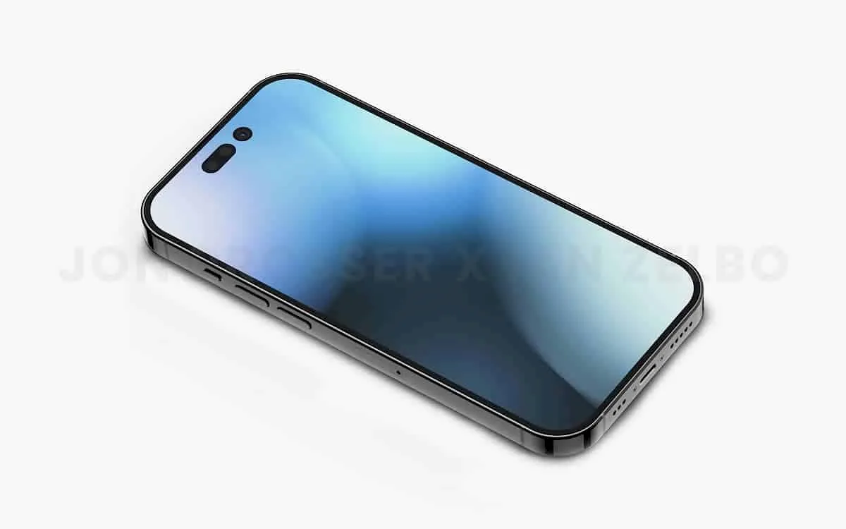 Novas renderizações mostram o design final do iPhone 14 Pro