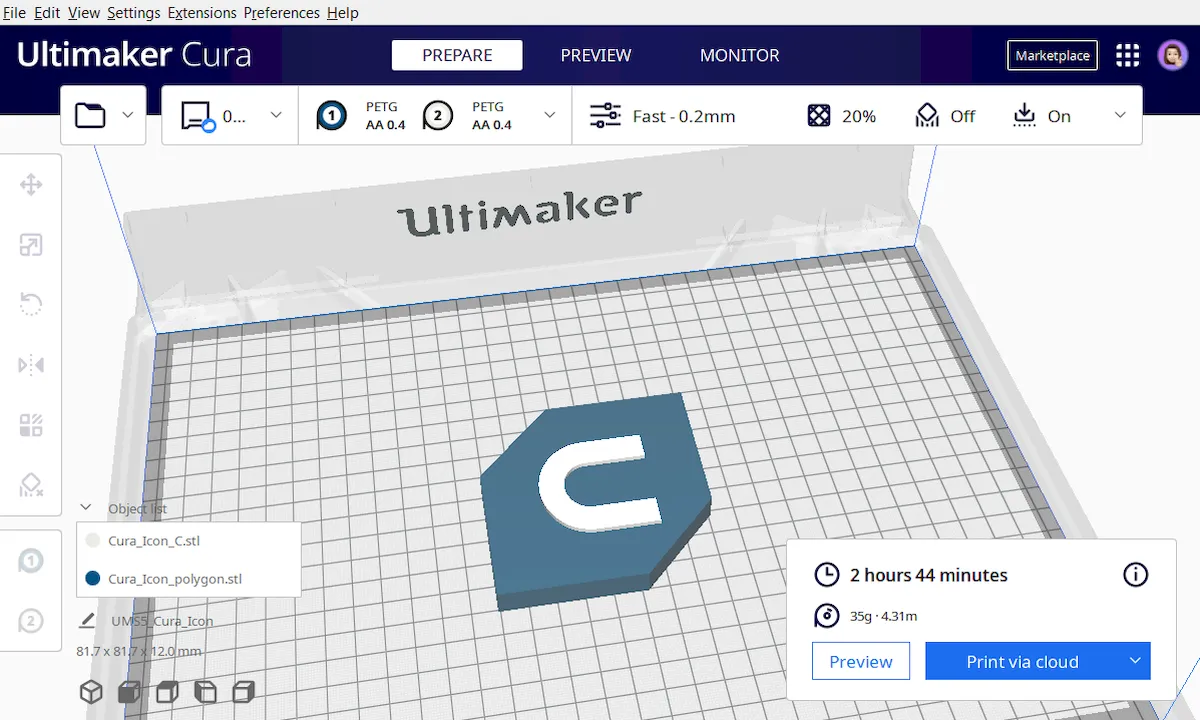 Ultimaker Cura 5 lançado com interface de usuário em Qt6, e muito mais