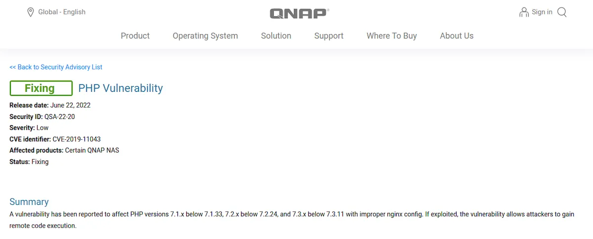 Falha crítica do PHP expõe dispositivos QNAP NAS a ataques RCE