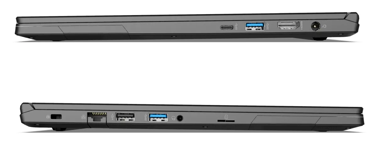 Schenker VIA 15 Pro, um laptop com uma tela de 15.6" e dois slots M.2