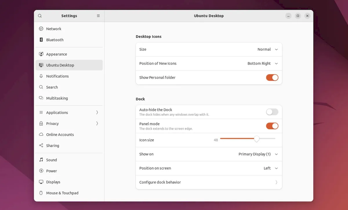 Ubuntu 22.10 recebeu um aplicativo de configurações atualizado