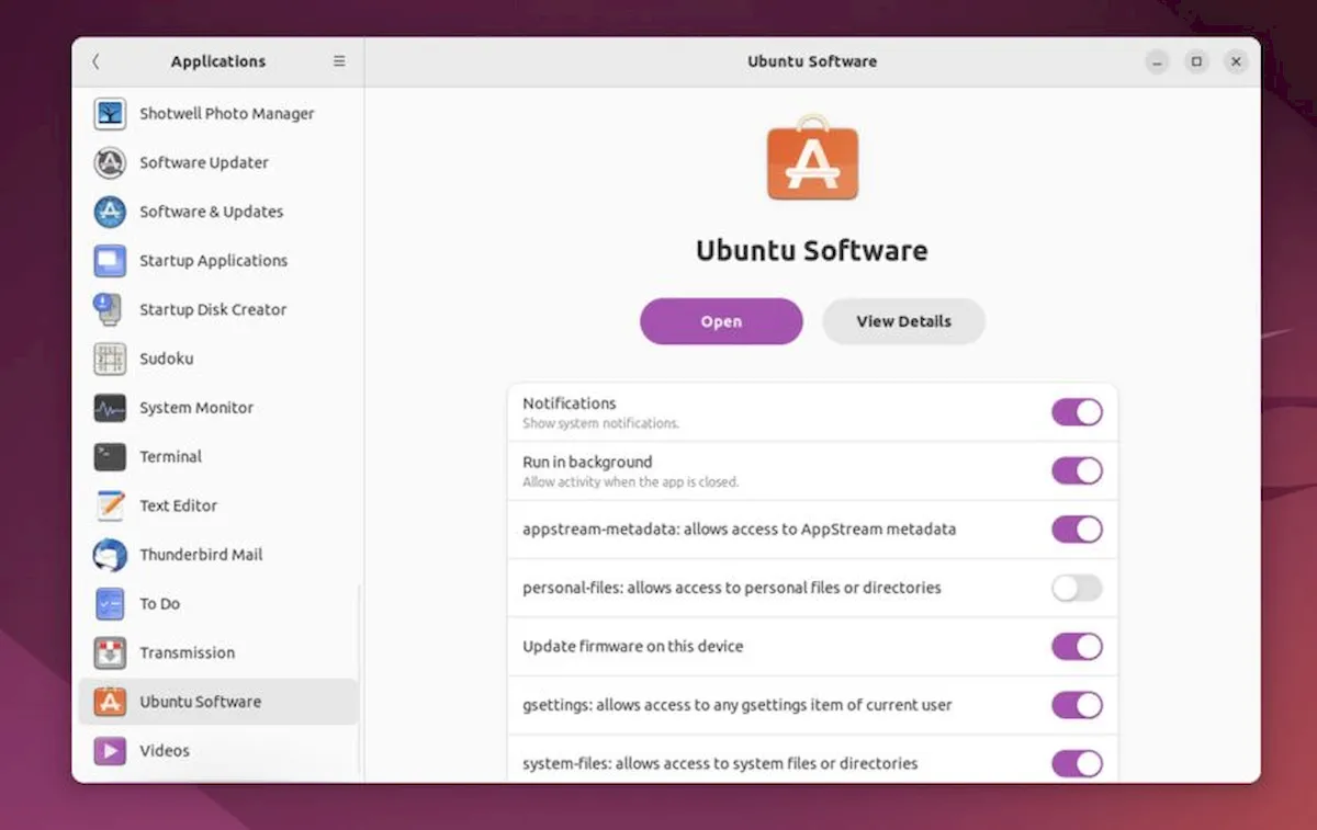 Ubuntu 22.10 recebeu um aplicativo de configurações atualizado