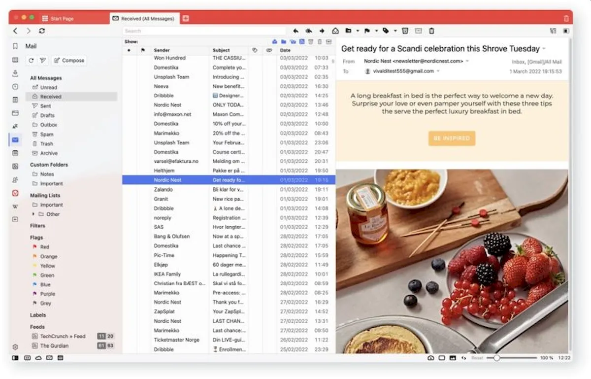 Vivaldi agora tem um cliente de e-mail, calendário e leitor de RSS integrados