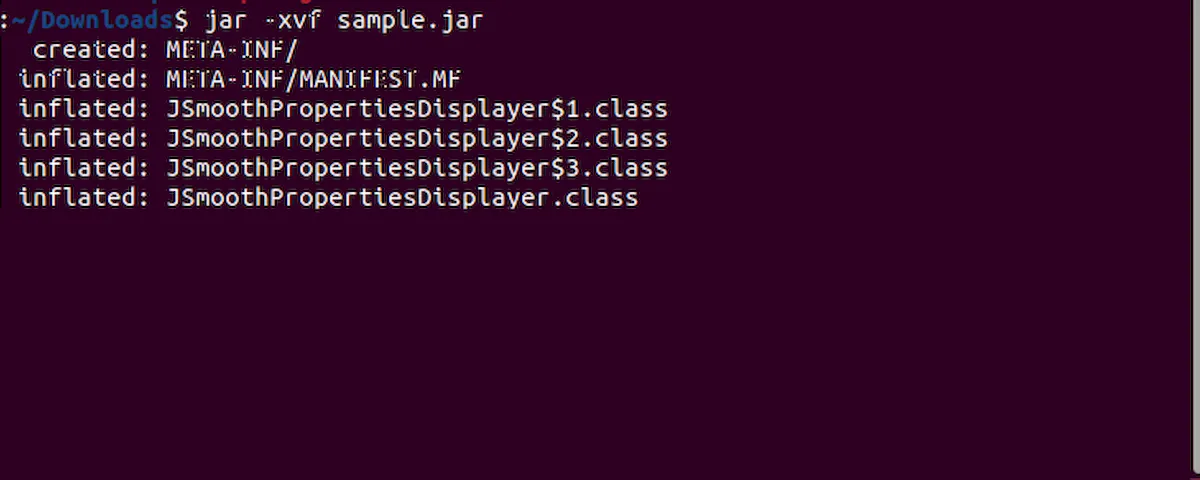 Como extrair arquivos JAR no Linux usando o comando jar e unzip