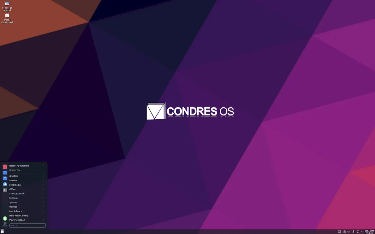 Condres OS 1 lançado com base no Debian 11 e KDE Plasma 5.20.5