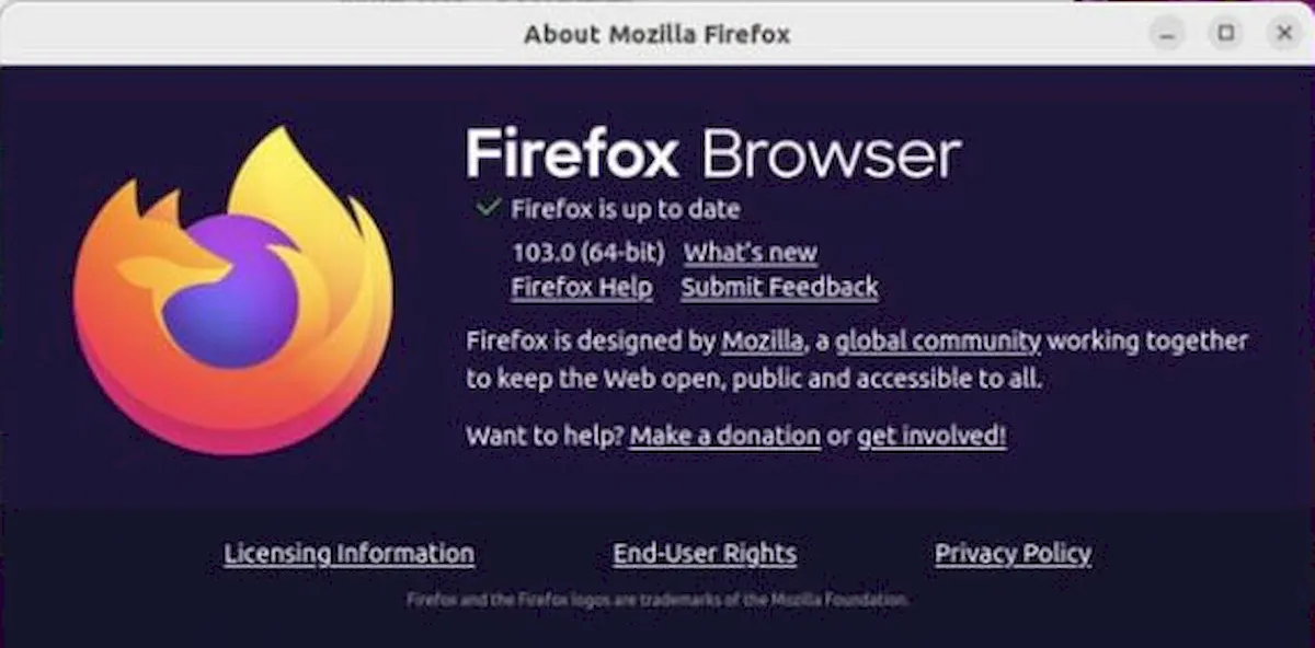 Firefox 103 já está disponível para download