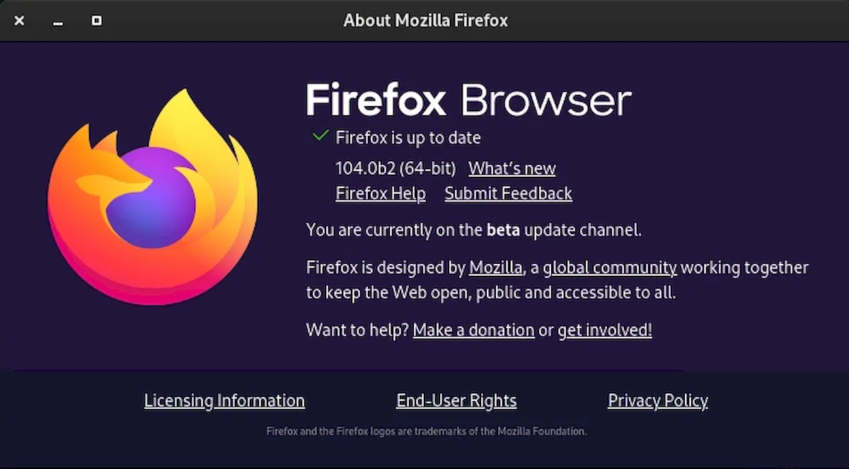 Firefox 104 beta lançado com gesto de dois dedos para navegar
