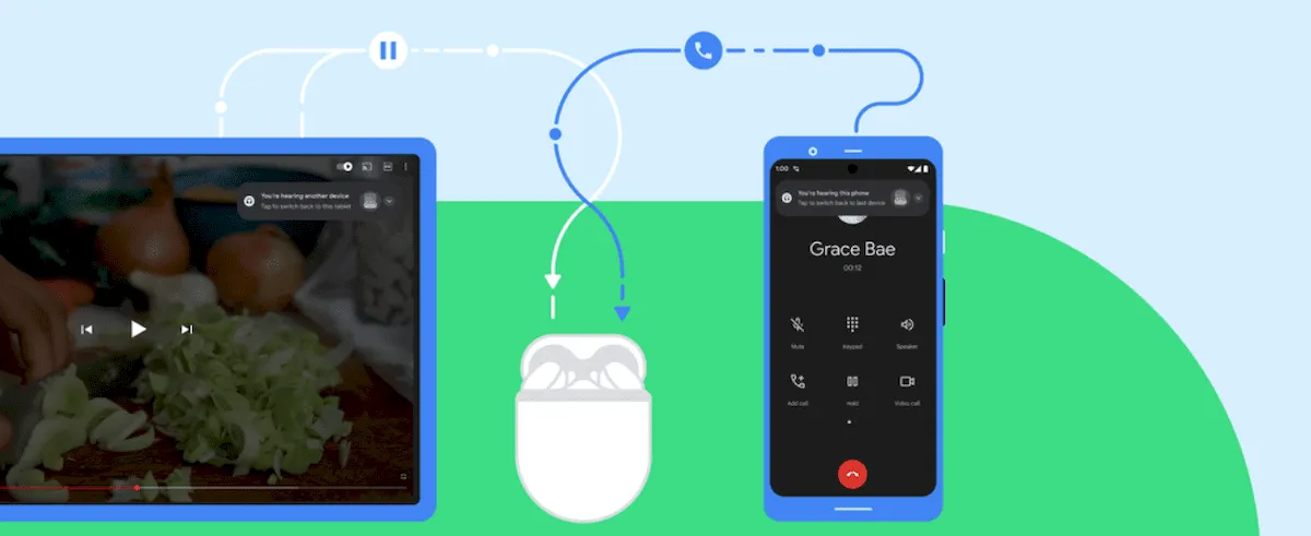 Google lançou uma tecnologia de comutação contínua de áudio Bluetooth