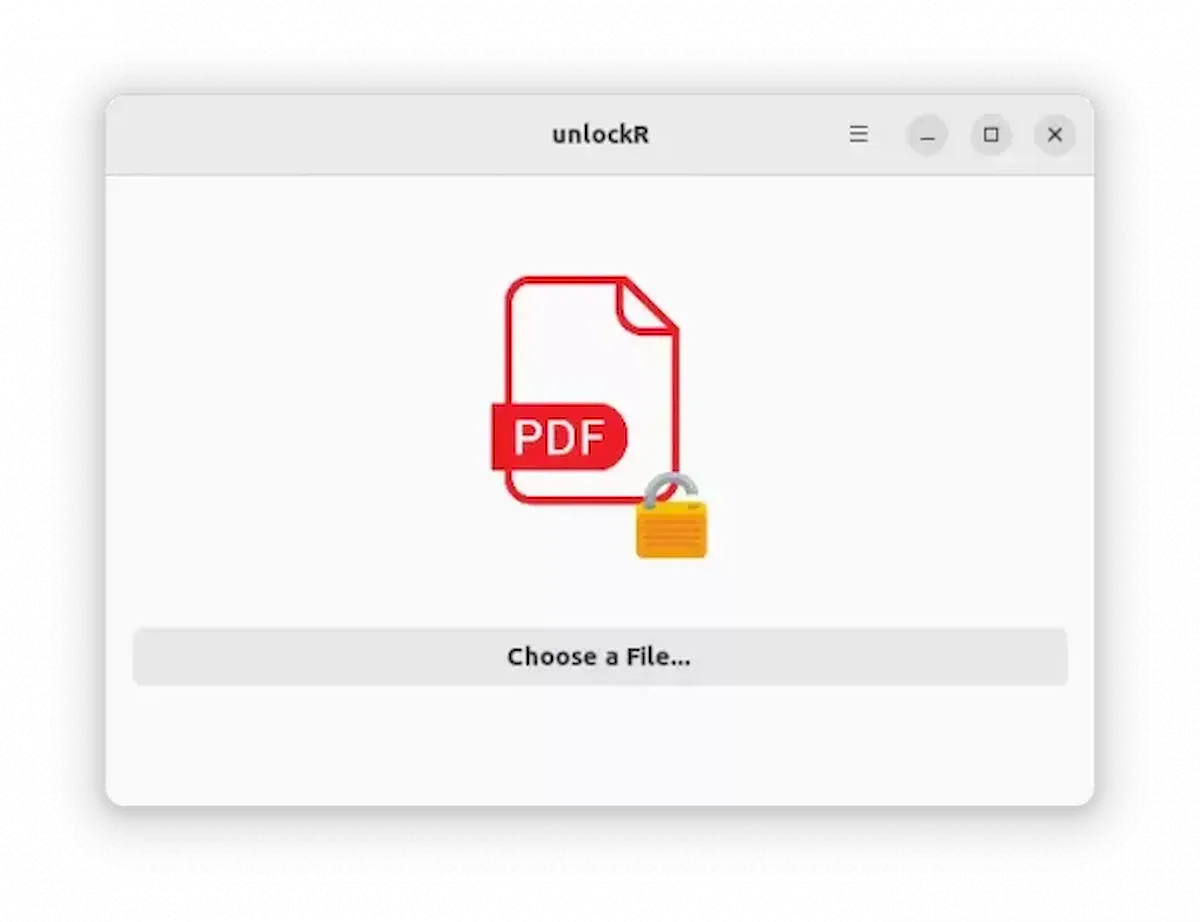 Remover senha de arquivos PDF no Linux? Use o unlockR
