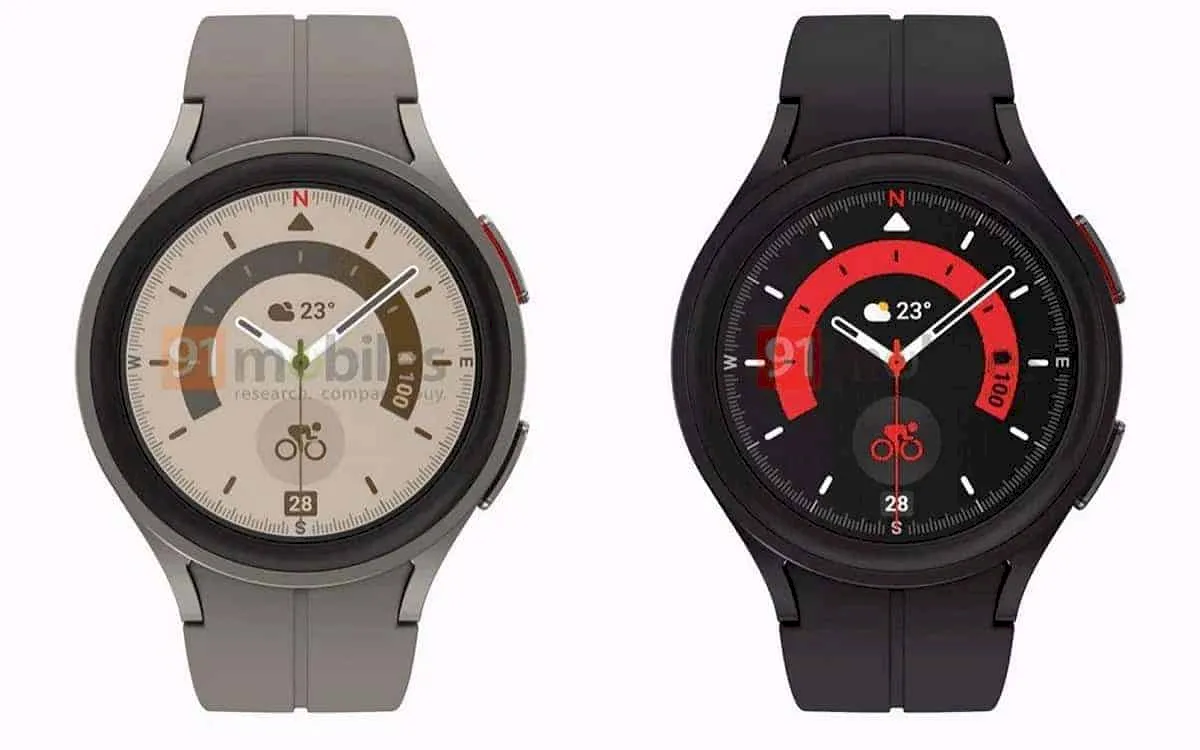 Evan Blass revelou o design do Samsung Galaxy Watch 5 e 5 Pro