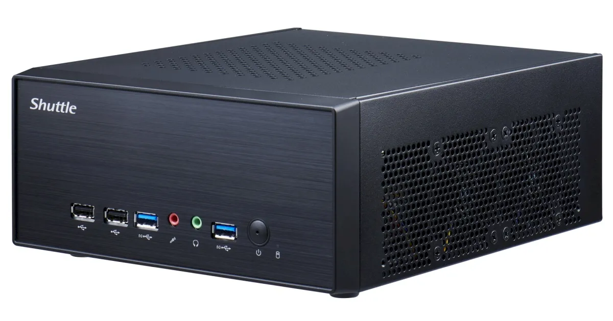 Shuttle XPC Slim XH510G2, um mini PC que suporta chips Intel de 65 W e gráficos discretos