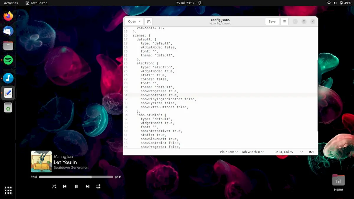 Sunamu, um widget de 'Reproduzindo agora' para seu desktop