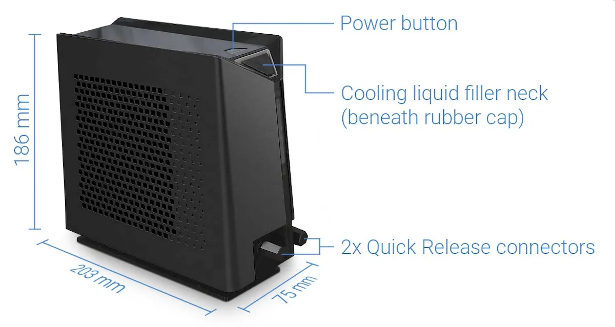 Tuxedo Aquaris, um sistema de refrigeração líquida da Tuxedo para laptops Linux