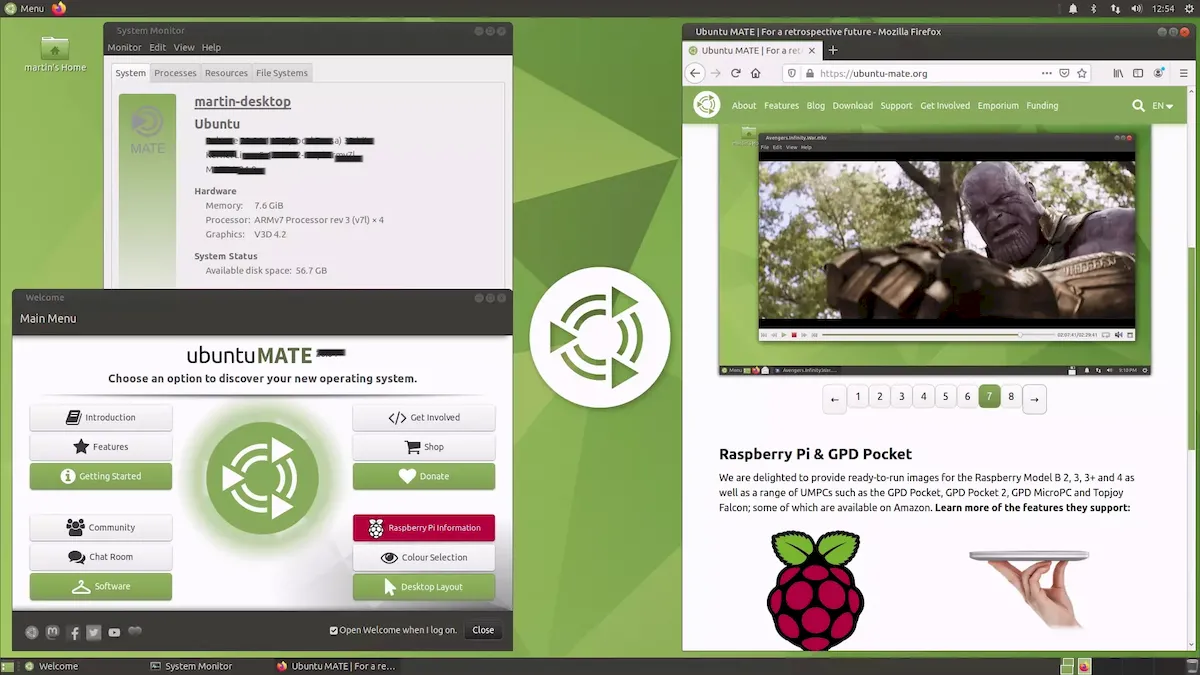 Ubuntu MATE 22.04 LTS para dispositivos Raspberry Pi lançado