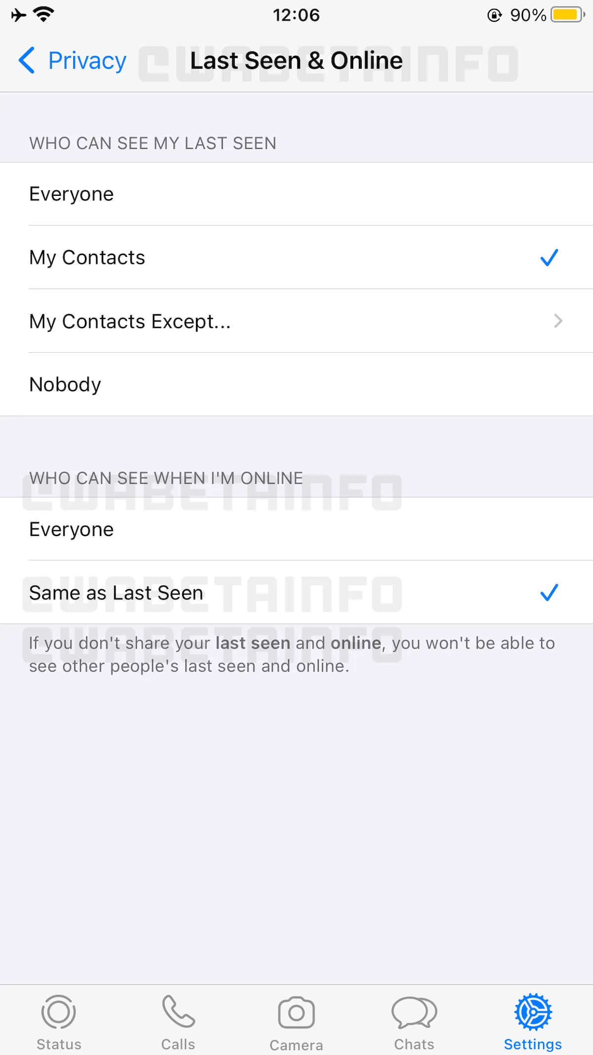 WhatsApp permitirá que você esconda seu status online no Android 3 WhatsApp permitirá que você esconda seu status online no Android