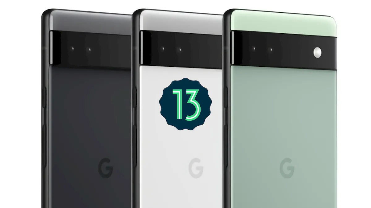 Android 13 Beta já está disponível no Pixel 6a