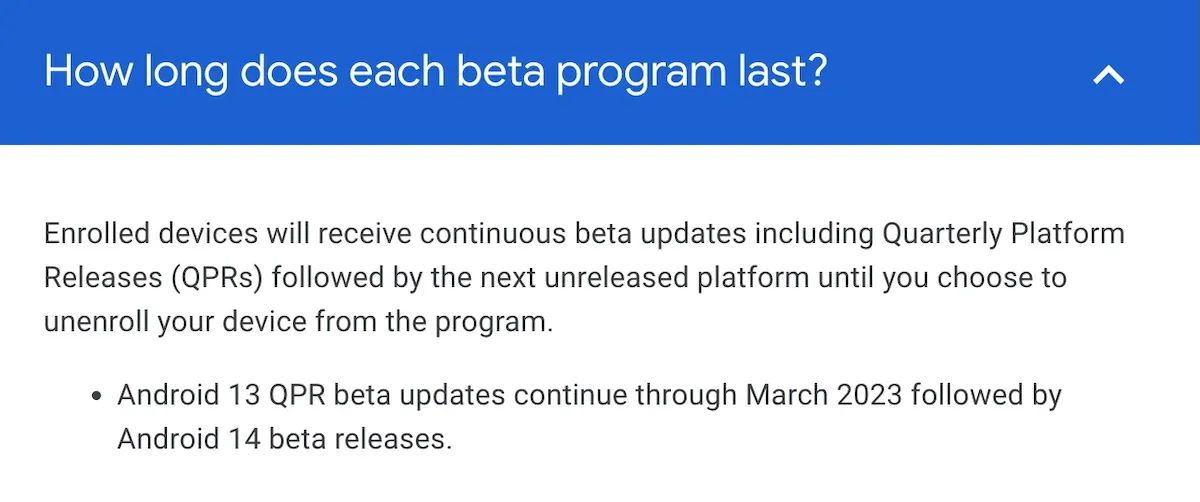 Android 14 Beta já recebeu a primeira menção do Google