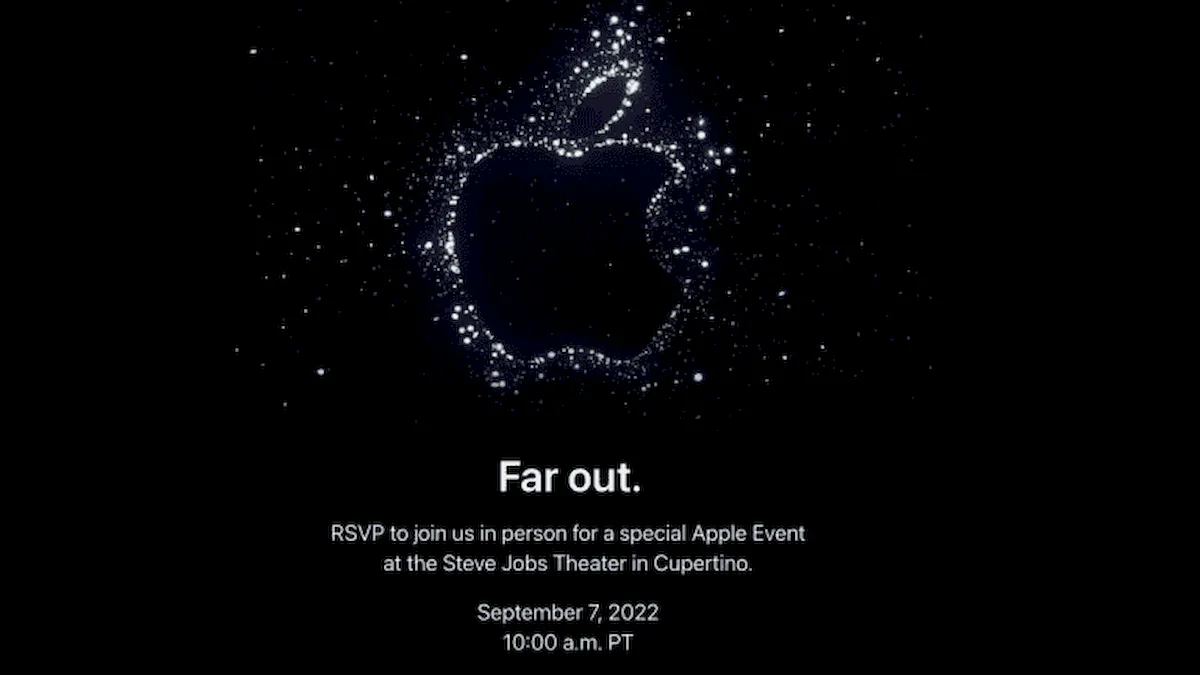 Apple confirmou a data da revelação da série iPhone 14