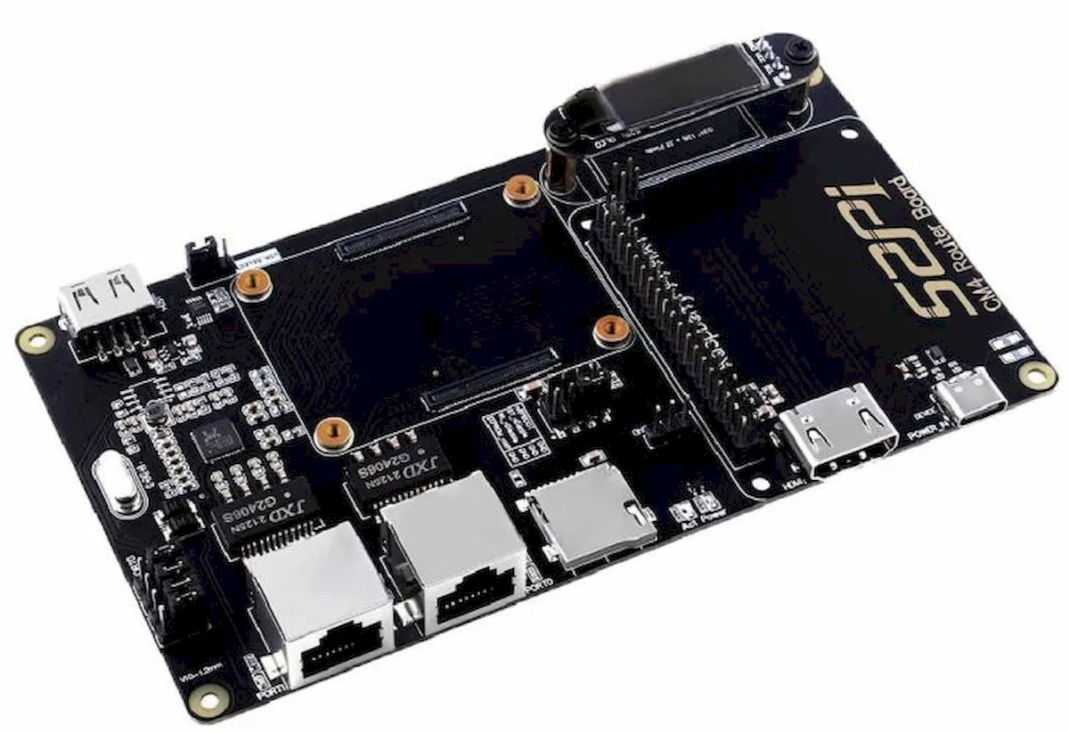 CM4 Router Board transforma um Raspberry Pi CM4 em roteador