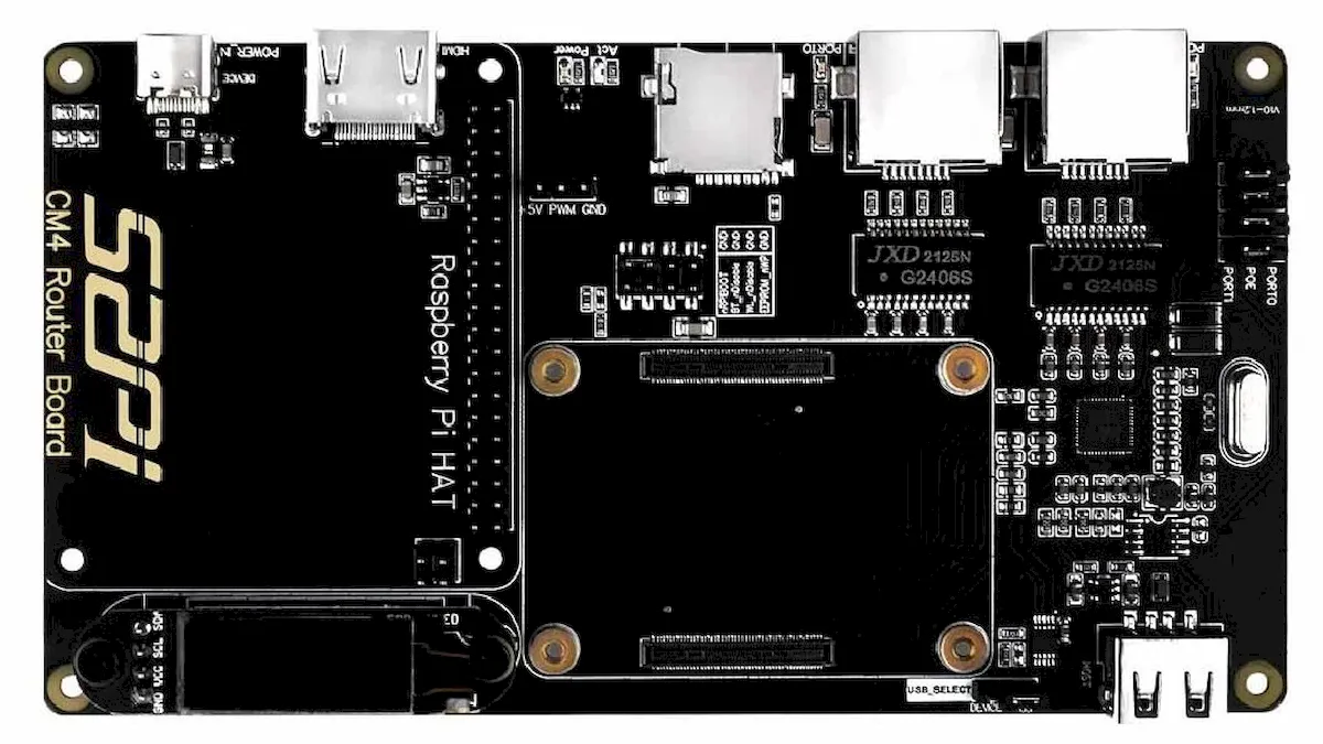 CM4 Router Board transforma um Raspberry Pi CM4 em roteador