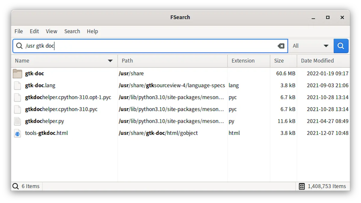 Como instalar o app de pesquisa de arquivos FSearch no Linux via Flatpak