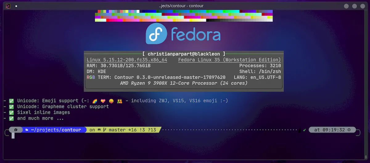 Como instalar o emulador de terminal Contour no Linux via Flatpak