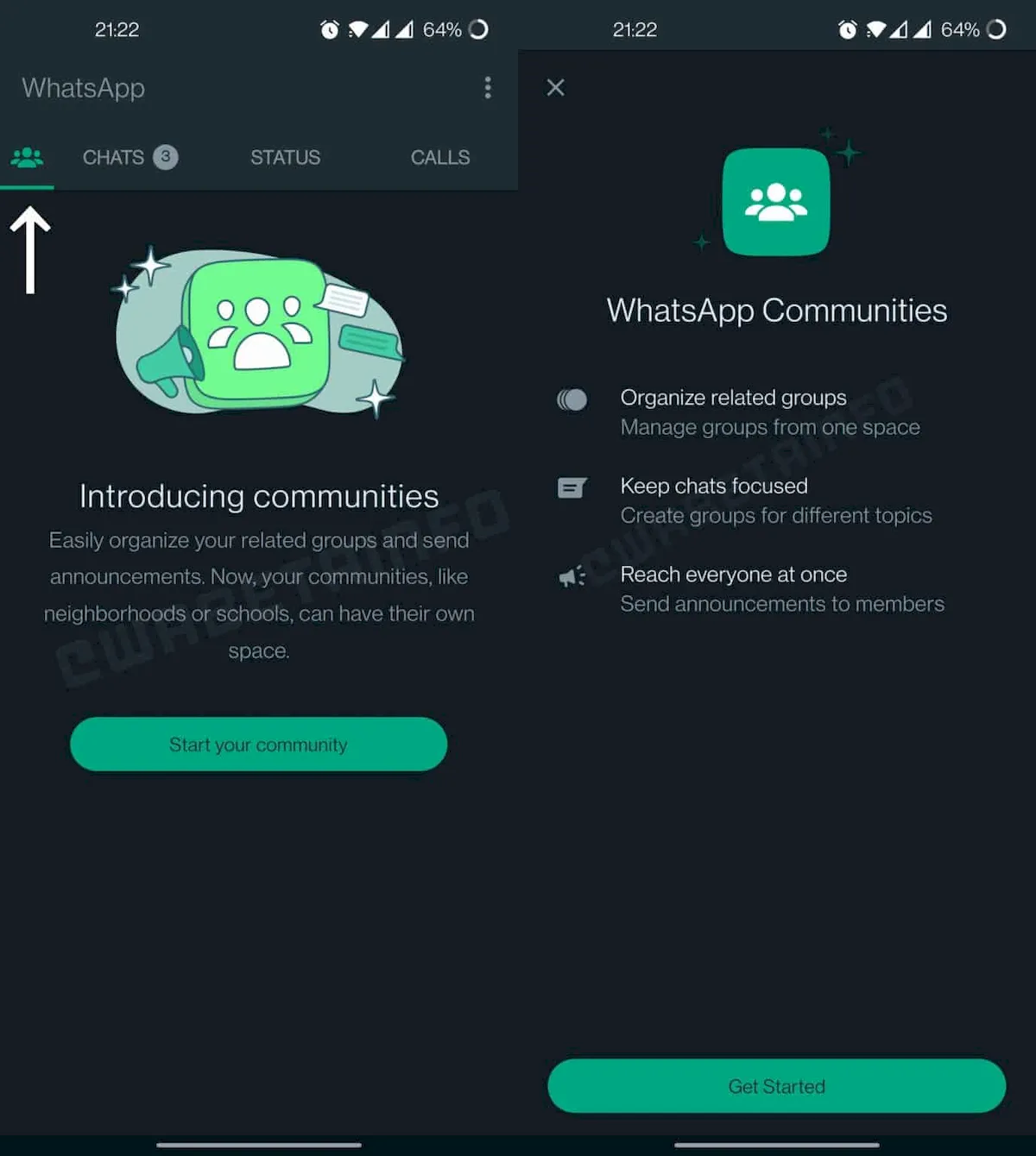Comunidades do WhatsApp começou a ser lançado no Android