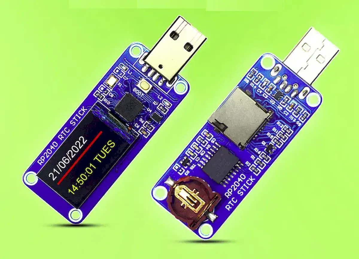 EncroPi, um chaveiro USB Raspberry Pi RP2040 para ler, criptografar e armazenar dados