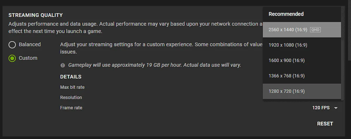 GeForce NOW agora suporta streaming de 120fps no navegador