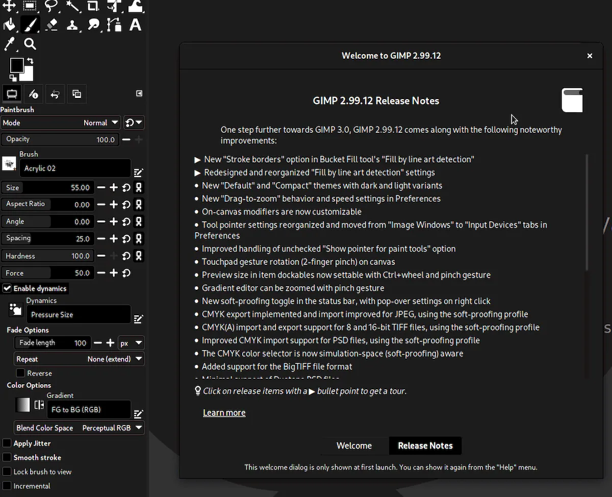 GIMP 2.99.12 lançado como mais uma prévia do GIMP 3