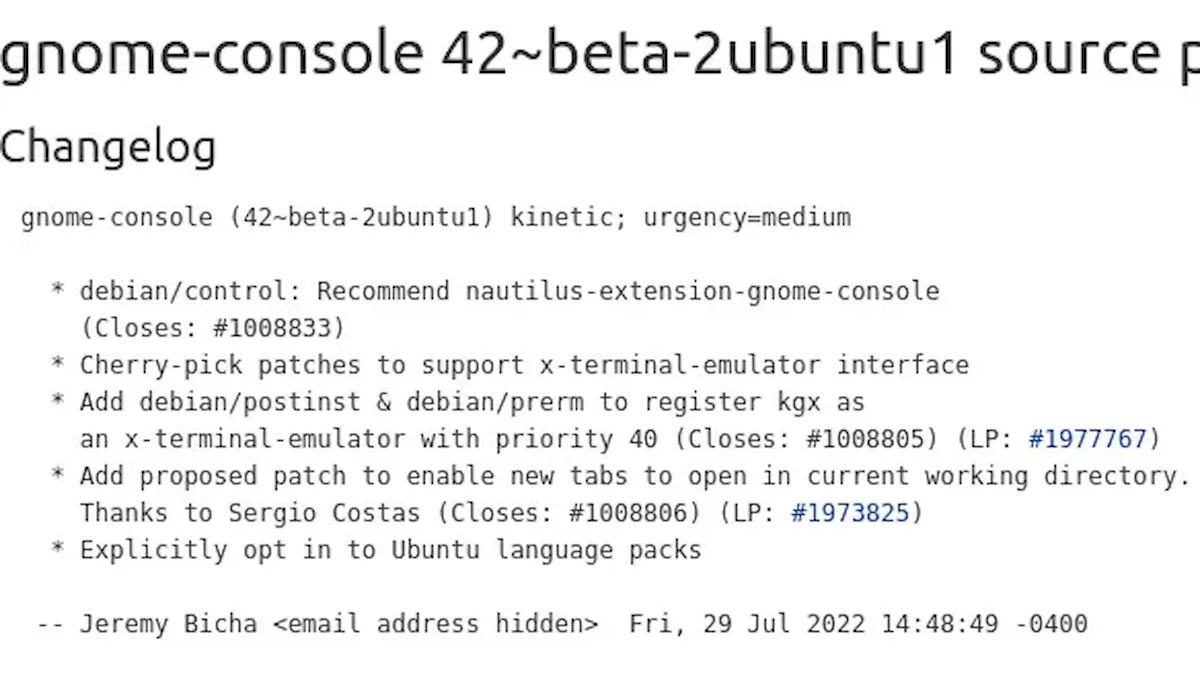 GNOME console poderá substituir o terminal do GNOME no Ubuntu 22.10