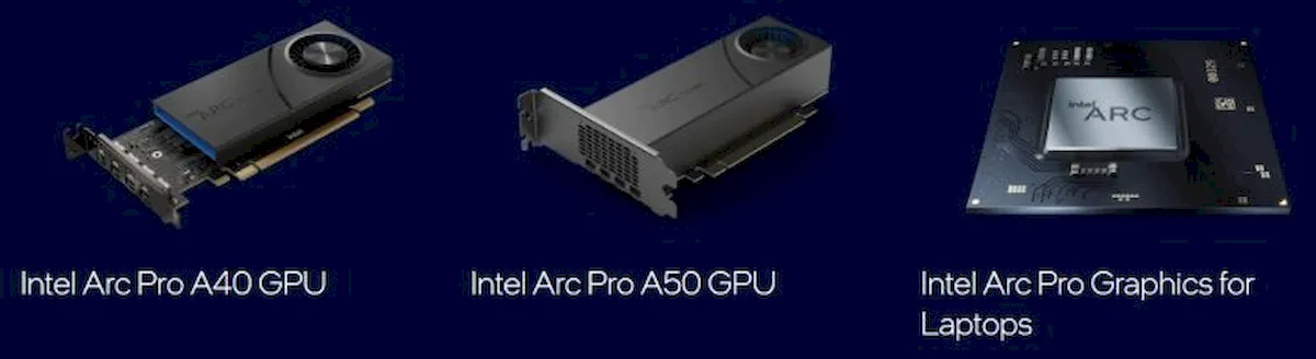 Intel anunciou a sua nova linha de placas de vídeo Arc Pro