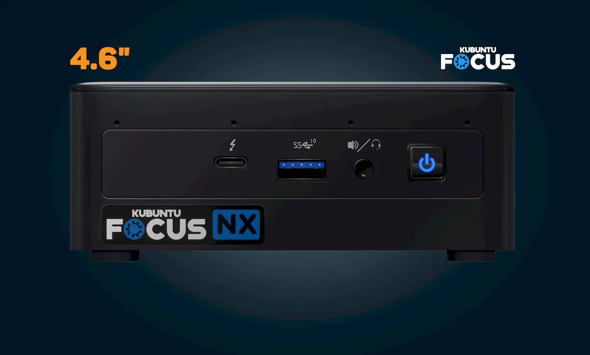 Kubuntu Focus NX, um Mini PC com Linux e CPUs Intel de 11ª geração