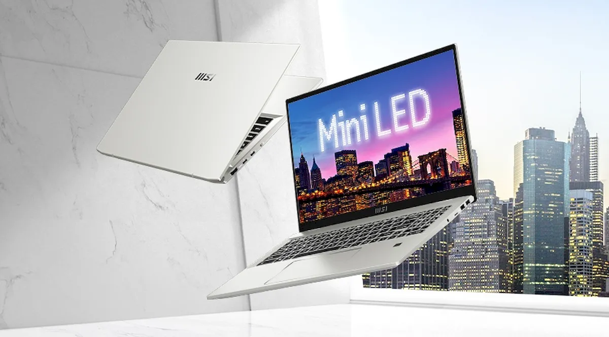MSI Prestige 16, um laptop com tela QHD+ Mini LED, Intel Alder Lake-P e gráficos NVIDIA