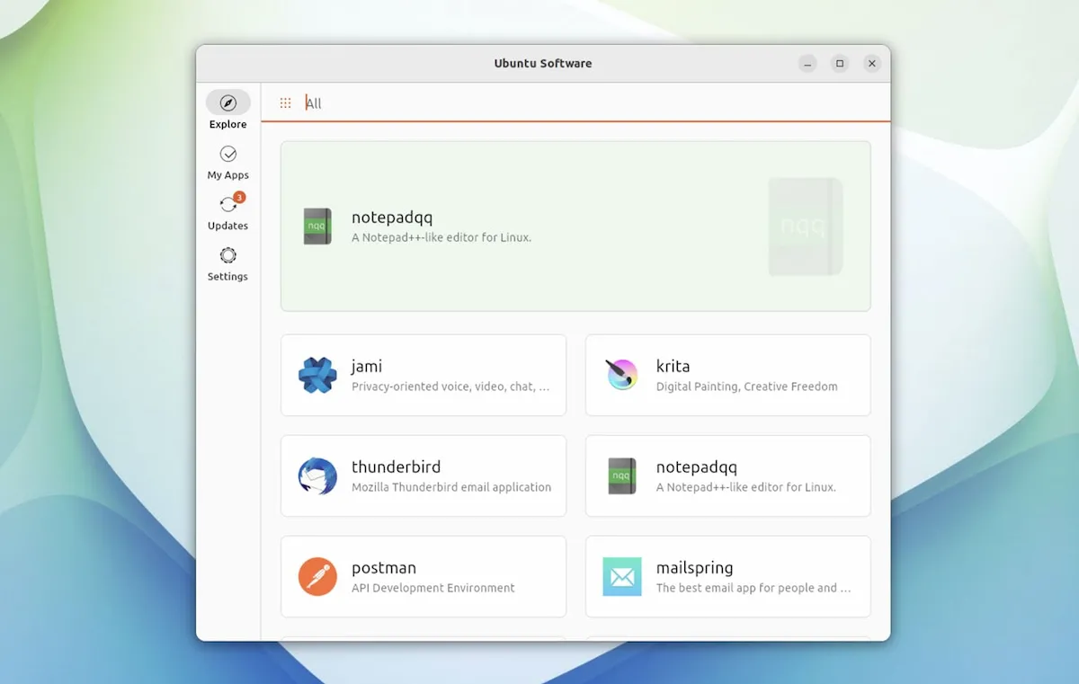 Novo app não oficial é um Ubuntu Software melhor que o oficial