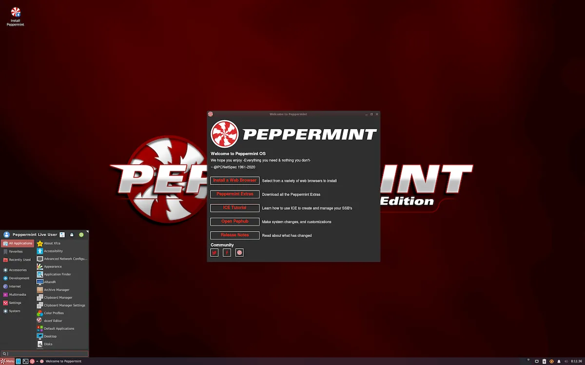Peppermint OS baseado no Devuan já está disponível