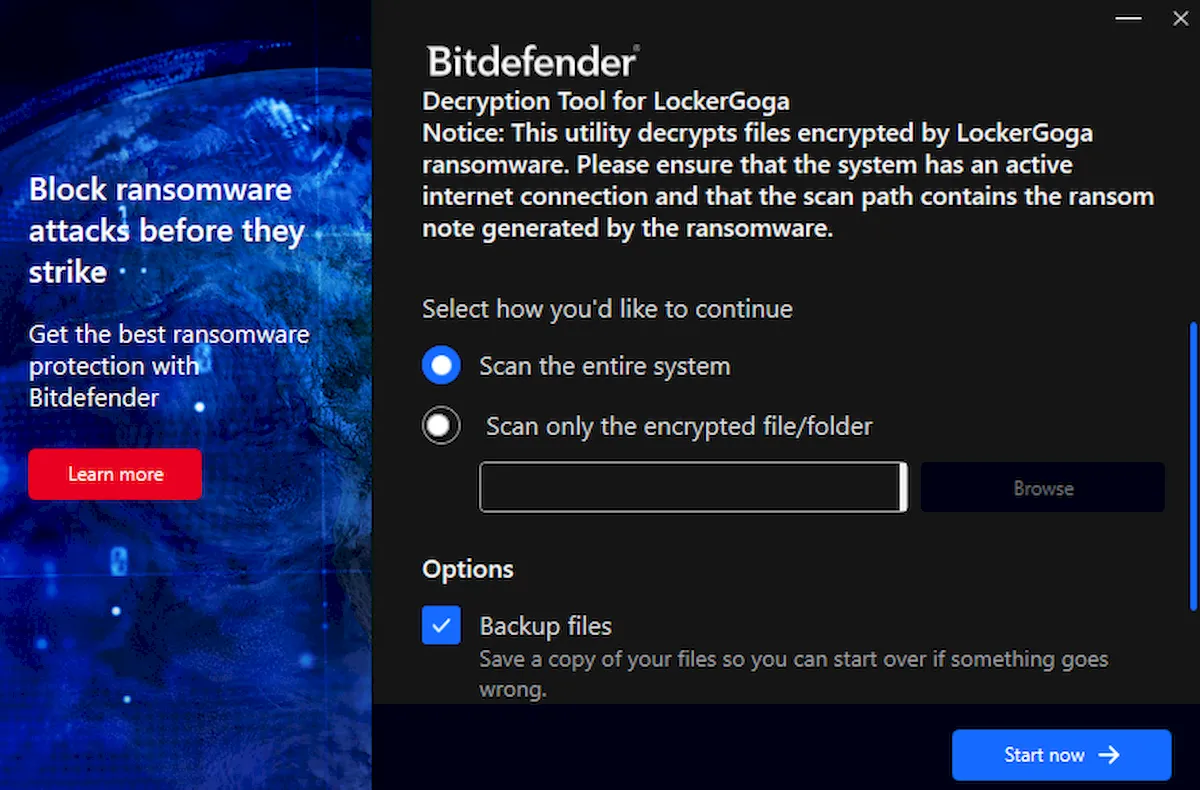 Bitdefender liberou um decodificador gratuito para o LockerGoga ransomware